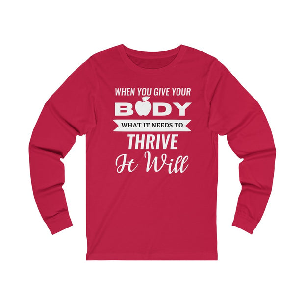 When You Give - Long-sleeved - White Logo