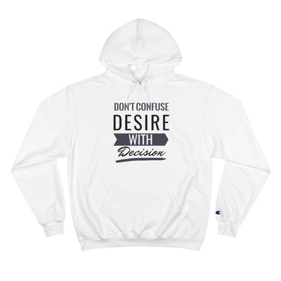 Don't Confuse Desire - Hoodie - Black Logo