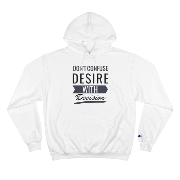 Don't Confuse Desire - Hoodie - Black Logo