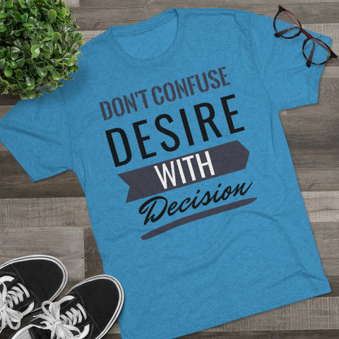 Don't Confuse Desire - T-shirt - Black Logo