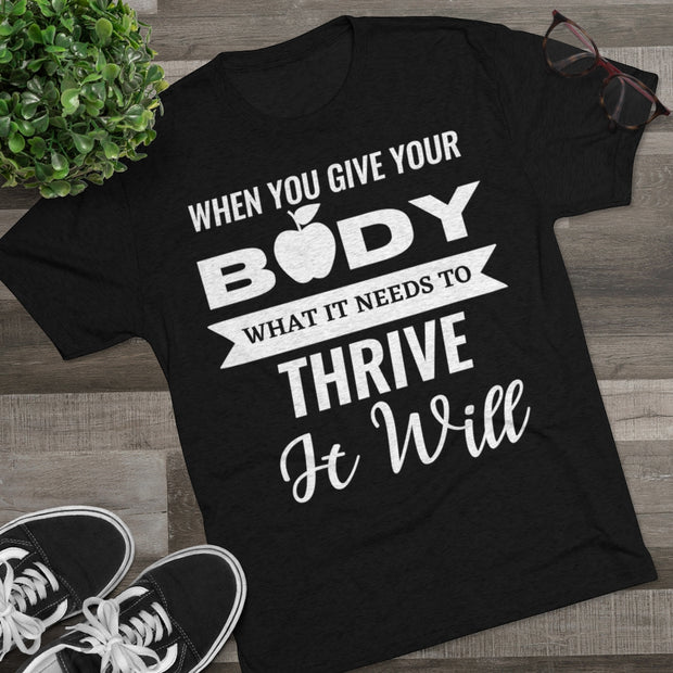 When You Give - T-shirt - White Logo