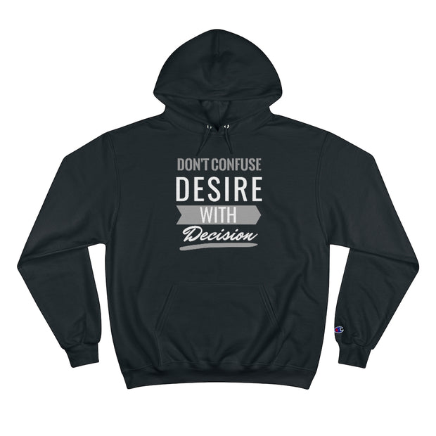 Don't Confuse Desire - Hoodie - White Logo
