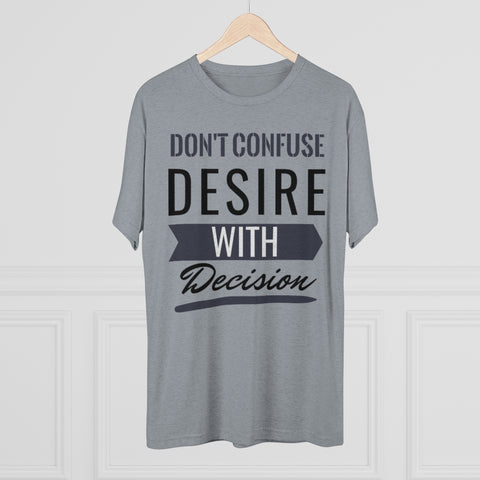 Don't Confuse Desire - T-shirt - Black Logo