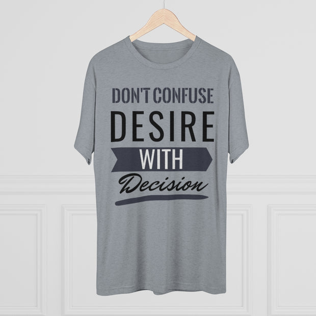 Don't Confuse Desire - T-shirt - Black Logo