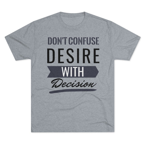 Don't Confuse Desire - T-shirt - Black Logo