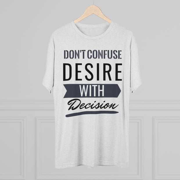 Don't Confuse Desire - T-shirt - Black Logo