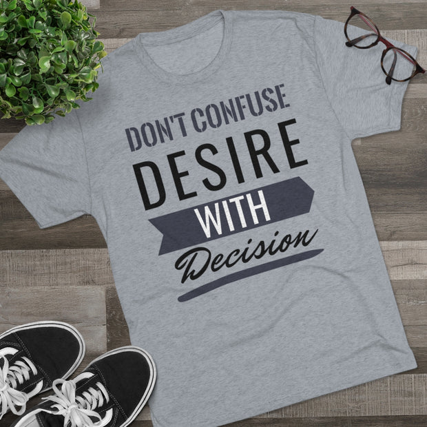 Don't Confuse Desire - T-shirt - Black Logo
