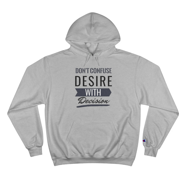 Don't Confuse Desire - Hoodie - Black Logo