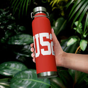 U52 - 22oz Vacuum Insulated Bottle - White Logo