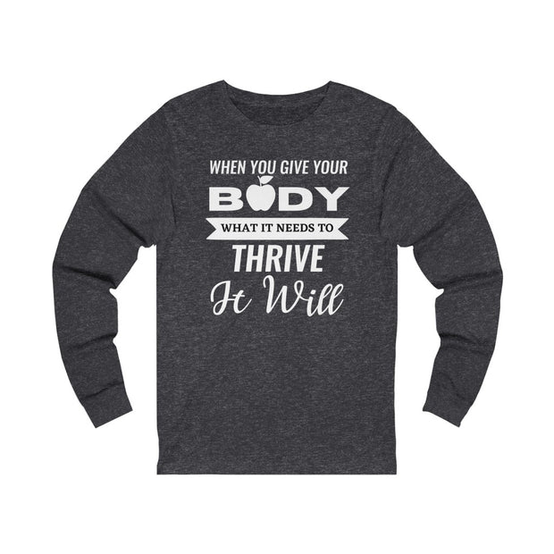 When You Give - Long-sleeved - White Logo