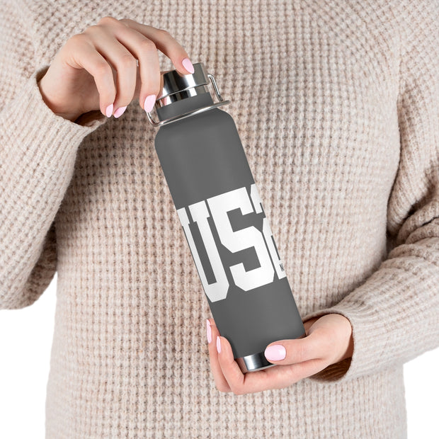 U52 - 22oz Vacuum Insulated Bottle - White Logo