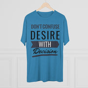 Don't Confuse Desire - T-shirt - Black Logo