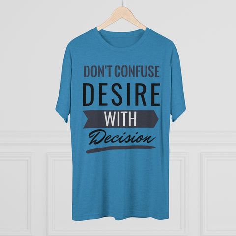 Don't Confuse Desire - T-shirt - Black Logo